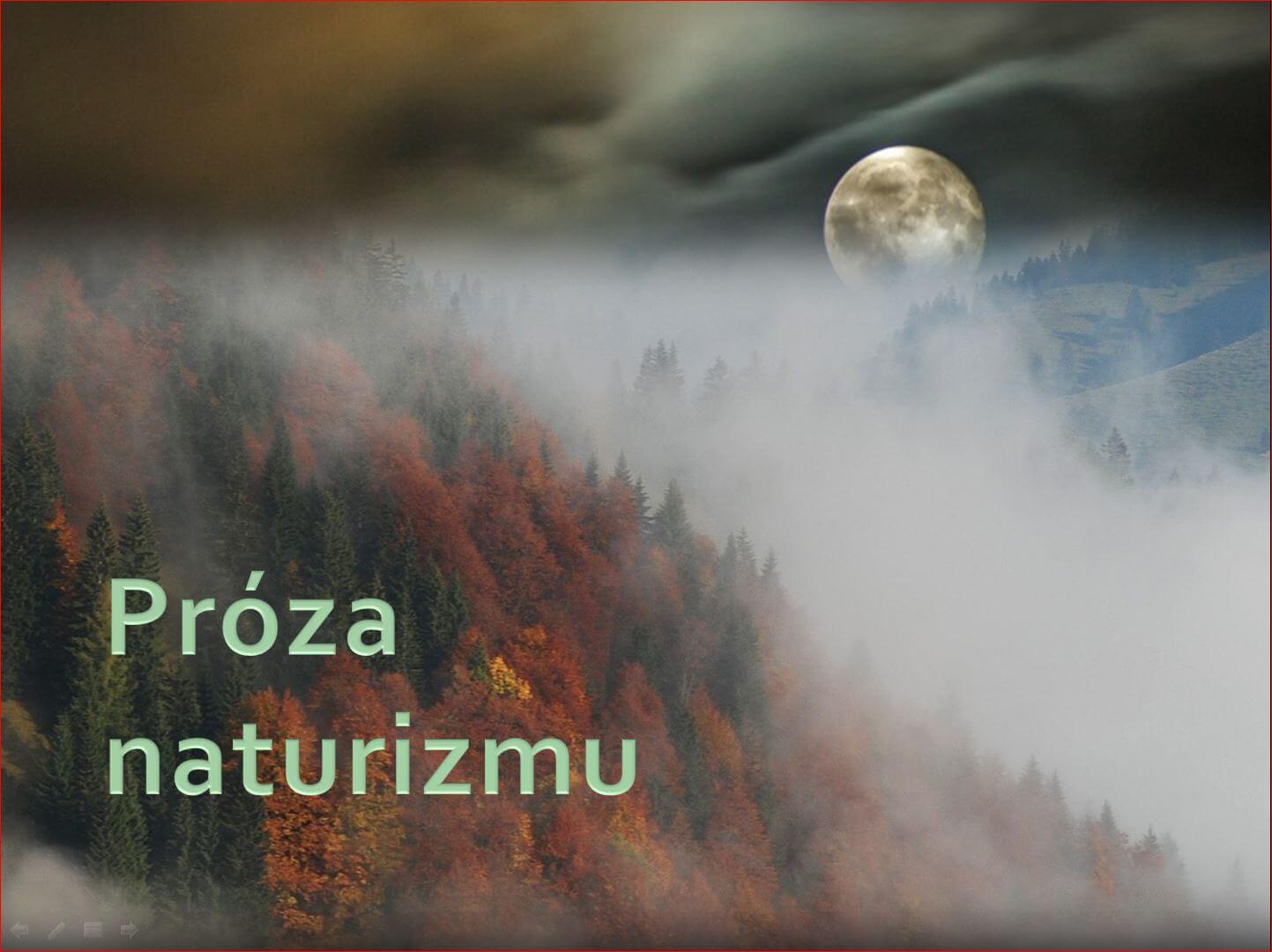 Naturizmus v slovenskej literatúre