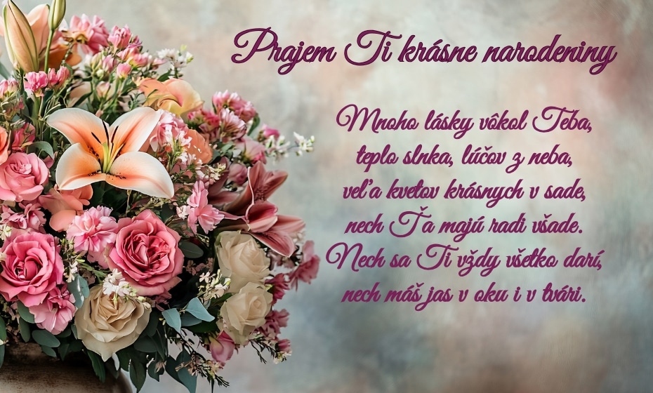 prianie k narodeninám